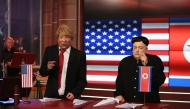 Краси Радков и Иво Сиромахов в образите на Ким Чен Ун и Доналд Тръмп