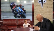 6-годишният мотоциклетист Никола Николаев - шампион на Каталуния, 26.07.2016 г.