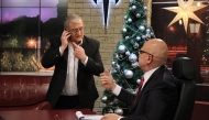Димитър Пенев (Краси Радков) и Слави в празничната новогодишна програма, 31.12.2015 г.