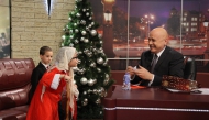 Г-ца Тереза като Баба Коледа, г-н Андреев и Слави в рубриката ''Запознай се с малките'', 20.12.2013 г.
