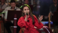 Г-ца Крисия изпълнява песента ''По първи петли'' в ''Запознай се с малките'', 28.03.2014 г.
