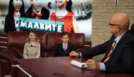 Г-ца Крисия, г-н Андреев и Слави в ''Запознай се с малките'', 23.01.2015 г.