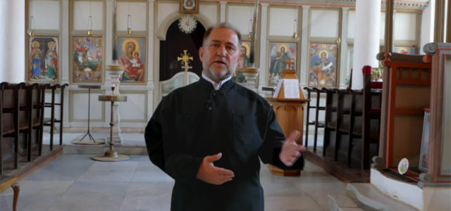 Отец Александър от българската църква в Одрин