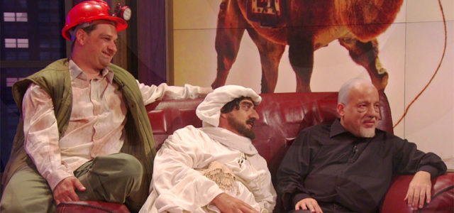 В Актьорската вечер Краси Радков и Иво Сиромахов са в образите на Ибн Ебн Ал Камил и Паулу Коелю
