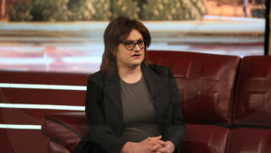 Мариан Бачев в ролята на Румяна Бъчварова
