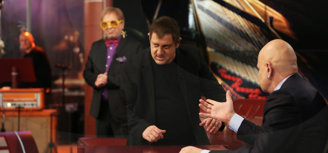 Актьорска вечер - Ванката (Краси Радков), Елтън Джон (Иво Сиромахов) и Слави