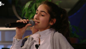 Мира Попова, на 12 г., в кастингите за проекта "Нова звезда"