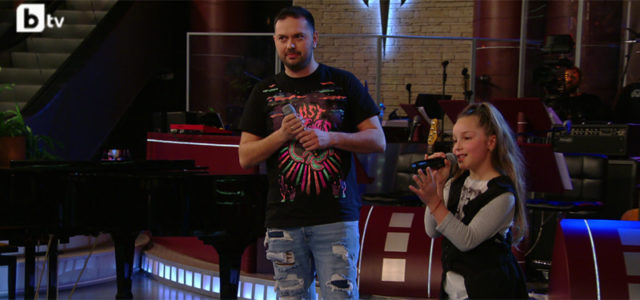 Ангелика Любомирова, на 9 г., в кастингите за проекта "Нова звезда"