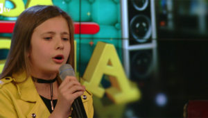 Емили Димитрова, на 10 г., в кастингите за проекта "Нова звезда"