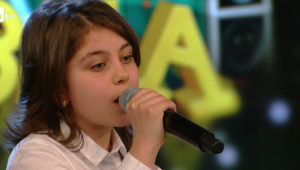 Александра Георгиева, на 10 г., в кастингите за проекта "Нова звезда"