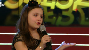 Джулия Кап, на 10 г., в кастингите за проекта "Нова звезда"