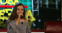 Белослава Лазова, на 11 г., в кастингите за проекта "Нова звезда"